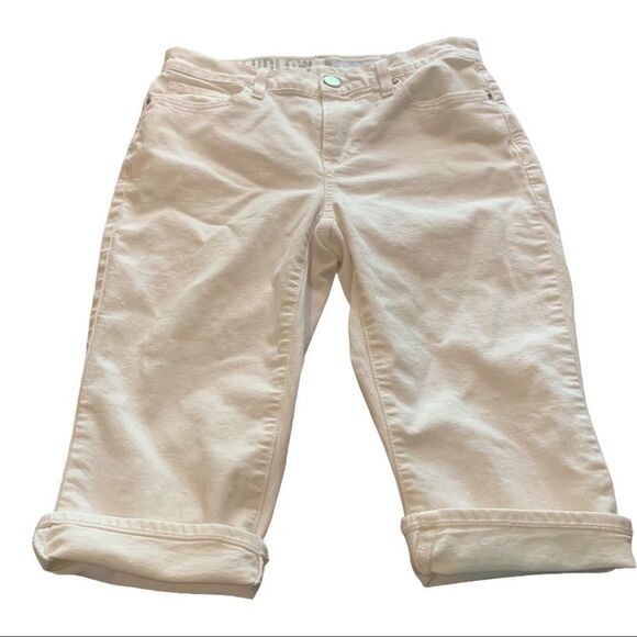 DKNY JEANS LUDLOW KNEE LENGTH BERMUDA SHORT WHITE - Picture 1 of 7